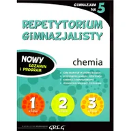 Materiały pomocnicze dla uczniów - Greg Chemia. Repetytorium gimnazjalisty. Klasa 1-3. Materiały pomocnicze - gimnazjum - Joanna Pabian - miniaturka - grafika 1