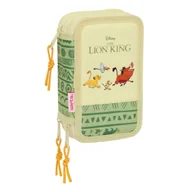 Piórniki - Piórnik potrójny Mufasa Kolor Zielony Beżowy 12,5 x 19,5 x 5,5 cm 37 Części - miniaturka - grafika 1