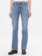 Spodnie damskie - Tommy Hilfiger Jeansy Bootcut Rw Mel WW0WW40619 Niebieski Slim Fit - miniaturka - grafika 1
