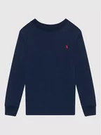 Bluzy dla chłopców - Ralph Lauren Polo Bluzka Ls Cn 322843804002 Granatowy Regular Fit - miniaturka - grafika 1