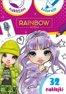 Baśnie, bajki, legendy - Rainbow High. Naklejam i koloruję - miniaturka - grafika 1