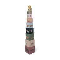 Układanki dla dzieci - Filibabba Piramida edukacyjna Cyfry Nordic animals - miniaturka - grafika 1