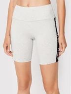 Spodenki damskie - Guess Kolarki V2YD12 KABR0 Szary Slim Fit - miniaturka - grafika 1