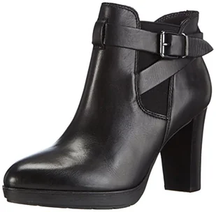 s.Oliver 25337, damskie botki, czarny - Czarny (Black 001) - 36 EU - Botki damskie - miniaturka - grafika 1