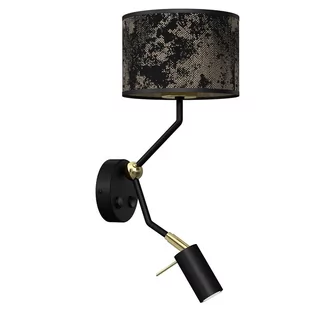 Milagro Kinkiet SATINO GOLD 1xE27+1x mini GU10 MLP7313 - Lampy ścienne - miniaturka - grafika 1