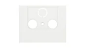 Gniazdka elektryczne - Berker K1 biały płytka do gniazda RTV-SAT B_12017019 - miniaturka - grafika 1