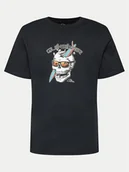 Koszulki męskie - Quiksilver T-Shirt One Last Surf EQYZT07674 Czarny Regular Fit - miniaturka - grafika 1