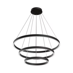 Maytoni Rim LED lampa wisząca 3-punktowa czarna MOD058PL-L100B4K - Lampy sufitowe - miniaturka - grafika 1