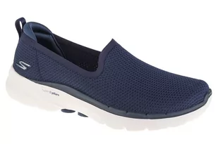 Skechers Go Walk 6 - Clear Virtue 124505-NVY damskie sneakersy granatowe - Sneakersy damskie - miniaturka - grafika 1