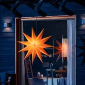 Oświetlenie świąteczne - DECO TREND Gwiazda LED Jumbo zewnętrzna 11 ramion 100 żółta - miniaturka - grafika 1