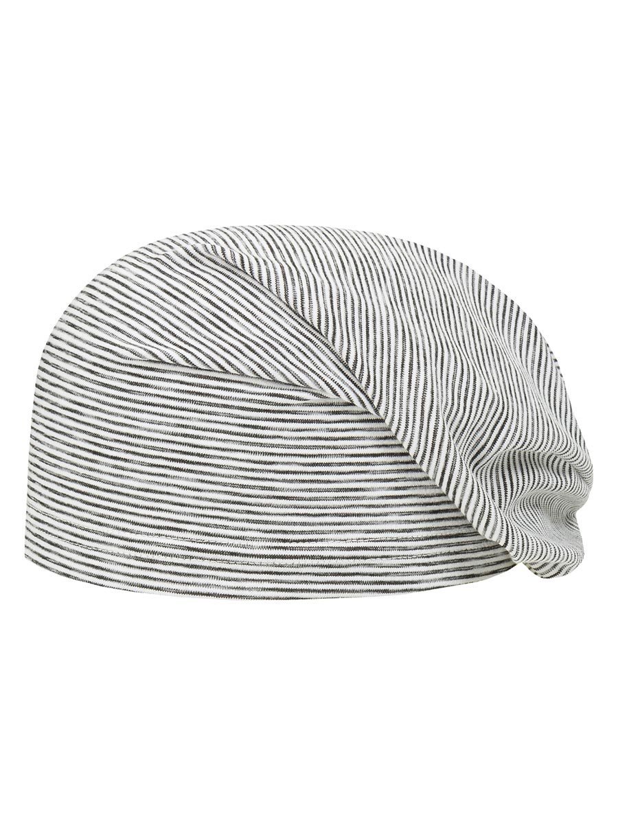 Dziecięca czapka w czarno-białe paski Doll