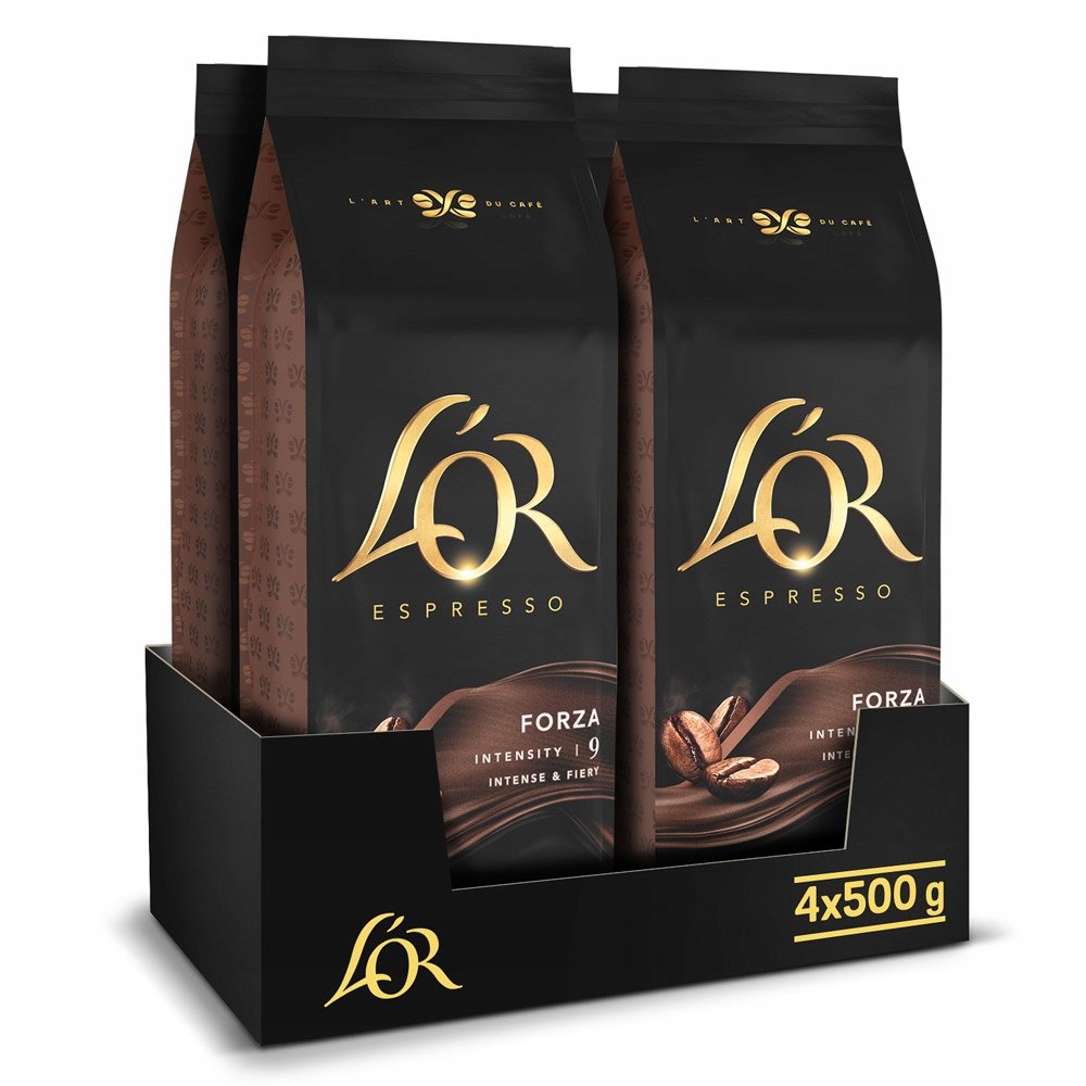 Kawa ziarnista L'or Espresso Forza 4x 500g