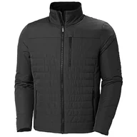 Kurtki męskie - Helly Hansen Męska kurtka izolacyjna Crew 2.0, czarna, M - miniaturka - grafika 1