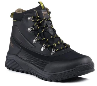 Buty trekkingowe męskie czarne wodoodporne wysokie Fila Hikebooster Mid-42 - Buty trekkingowe męskie - miniaturka - grafika 1