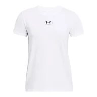 Koszulki i topy damskie - Koszulka damska Under Armour Rival Core SS White S - miniaturka - grafika 1