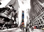 Fototapety - Nice Wall Times Square Vintage (New York) - fototapeta FM0703 - miniaturka - grafika 1