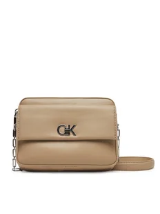 Calvin Klein Torebka Ck Pocket Camera Bag K60K613089 Brązowy - Torebki damskie - miniaturka - grafika 1