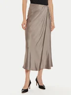 Spódnice - Guess Spódnica midi Anastasia W4BD56 WGIG2 Beżowy Regular Fit - miniaturka - grafika 1