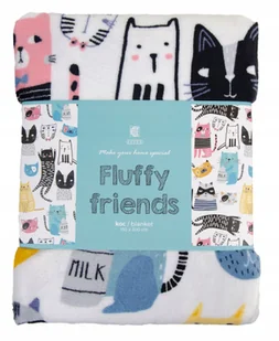 Koc Narzuta Pled Fluffy 150x200 Koty Kot - Narzuty - miniaturka - grafika 1
