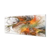 Tablice i flipcharty - Panel lacobel + klej Geometryczne fraktale 125x50 cm - miniaturka - grafika 1