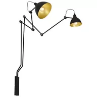 Lampy ścienne - Aldex 843D Kinkiet 2-Pł Bibi (Aida) Większy Black 843D - miniaturka - grafika 1