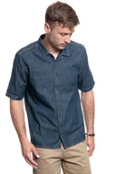 Koszule męskie - Męska Koszula Jeansowa Mustang Chopper Shirt 1009597 5000 880-M - miniaturka - grafika 1