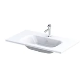 Umywalki - Umywalka meblowa Oristo Are 81x46 cm prostokątna biały połysk UME-AR-80-92 - miniaturka - grafika 1