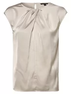Koszule damskie - comma - Damska bluzka bez rękawów, beżowy|szary - miniaturka - grafika 1