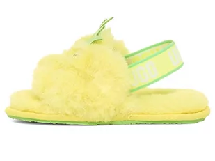 UGG Mixed Kids Fluff Yeah Pineapple Stuffie Kapcie, Ananas, 24 EU - Kapcie damskie - miniaturka - grafika 1