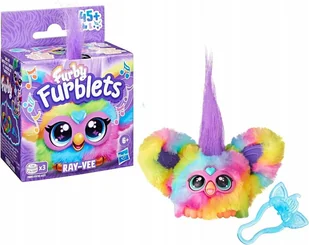 F9703 Furby Furblets Ray-Vee Interaktywna maskotka mini friend tęczowa - Maskotki i pluszaki - miniaturka - grafika 1
