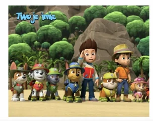 PUZZLE PSI PATROL PIESKI BAJKA A3 252 el z Nadrukiem + IMIĘ #64 - Puzzle - miniaturka - grafika 1