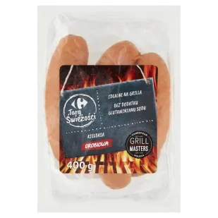 Carrefour Targ Świeżości Kiełbasa drobiowa 400 g - Kiełbasa i wędliny - miniaturka - grafika 1