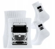Skarpetki męskie - 3x Skarpetki Urodziny Prezent Skarpety dla kierowcy auta TIR MERCEDES - miniaturka - grafika 1