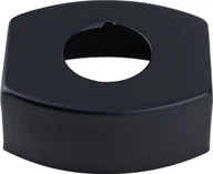 Węże prysznicowe - SOTBE Wąż prysznicowy Rozeta do baterii ściennej łezka Kolor czarny mat - miniaturka - grafika 1