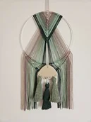 Dekoracje domu - Makrama w odcieniach zieleni - miniaturka - grafika 1