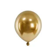 Balony i akcesoria - Balony Glossy złoty 12cm - miniaturka - grafika 1
