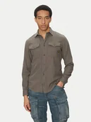 Koszule męskie - G-Star Raw Koszula Marine D24963-D454 C496 Szary Slim Fit - miniaturka - grafika 1