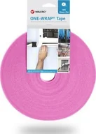 Taśmy klejące - VELCRO One Wrap 13 mm, różowa, 25 m - miniaturka - grafika 1
