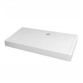 Brodziki prysznicowe - Brodzik prysznicowy Durasan 120x80x14 biały akrylowy najtańszy brodzik prostokątny 1 szt. - miniaturka - grafika 1