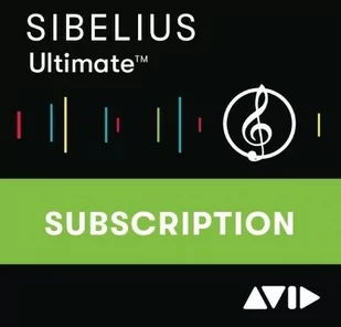 AVID Sibelius Ultimate 1-Year Subscription - Programy do edycji dźwięku - miniaturka - grafika 1