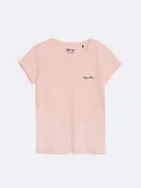 Koszulki i topy damskie - BIG STAR Koszulka w kolorze jasnoróżowym - miniaturka - grafika 1