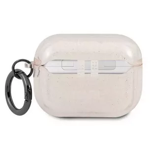 Karl Lagerfeld KLAPUKHGD AirPods Pro cover złoty/gold Glitter Karl`s Head - Akcesoria do słuchawek - miniaturka - grafika 2