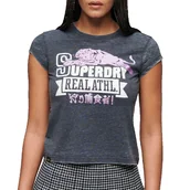 Koszulki męskie - Superdry Varsity Burnout T-shirt - miniaturka - grafika 1