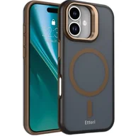 Etui i futerały do telefonów - Etui ETTERI Morning Fog MagSafe do Apple iPhone 17 Brązowy - miniaturka - grafika 1