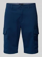 Spodenki męskie - Szorty cargo o kroju relaxed fit z mieszanki bawełny i elastanu - miniaturka - grafika 1