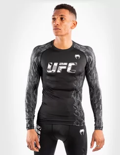 Koszulki sportowe męskie - VENUM PERFORMANCE UFC AUTHENTIC FIGHT WEEK LOONGSLEEVE BLACK - grafika 1