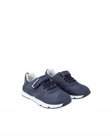 BIOMECANICS GRANATOWE SPORTOWE BUTY DZIECIĘCE Z OZDOBNYM ZAPIĘCIEM 30 1J3A