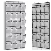 Meble modułowe i akcesoria - Organizer na Buty Wiszący – 24 Kieszenie 145×56 cm Szary - miniaturka - grafika 1