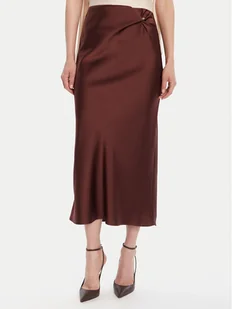 Rinascimento Spódnica midi CFC0125416003 Brązowy Regular Fit - Spódnice - miniaturka - grafika 1