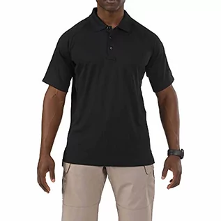 Koszulki męskie - 5.11 Męska koszulka polo z krótkim rękawem Czarny S - grafika 1
